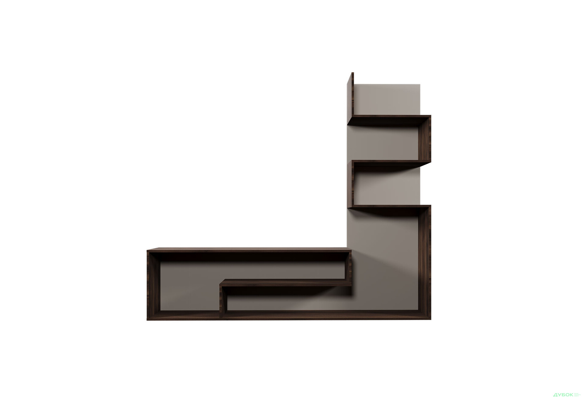 Изображение 3 - Гостиная Viant ВТ-7 со стелажом 180 см, кашемир / ристретто