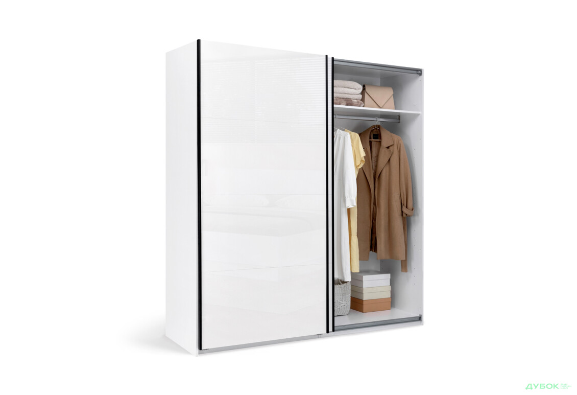 Изображение 2 - Шкаф-купе МироМарк Мила 2-дверный 2,0х2,1м белый глянец