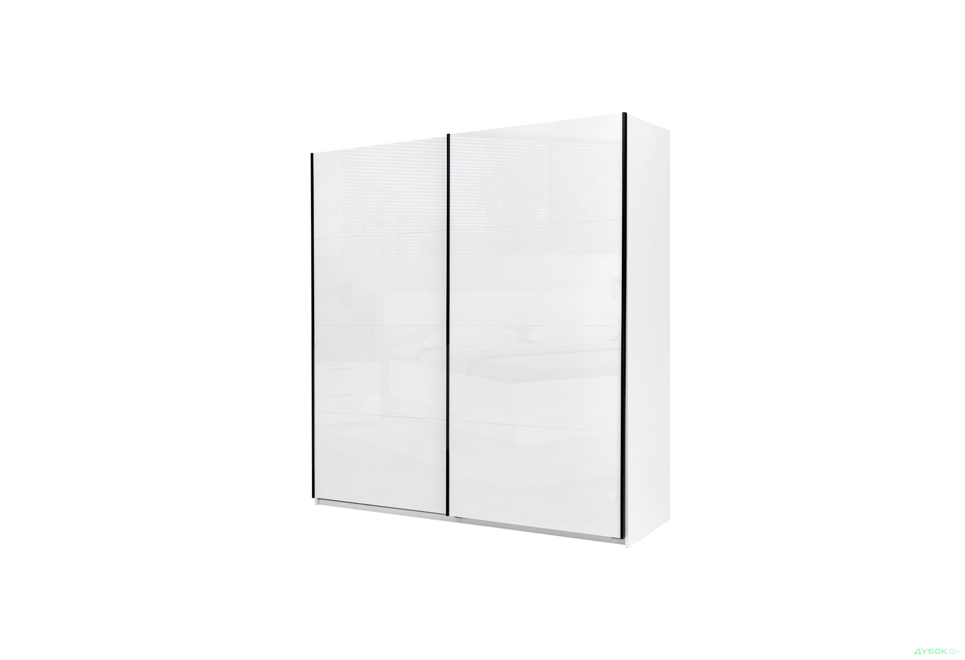 Изображение 1 - Шкаф-купе МироМарк Мила 2-дверный 2,0х2,1м белый глянец
