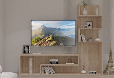 Гостиная Viant ВТ-7 со стелажом 180 см, дуб сонома