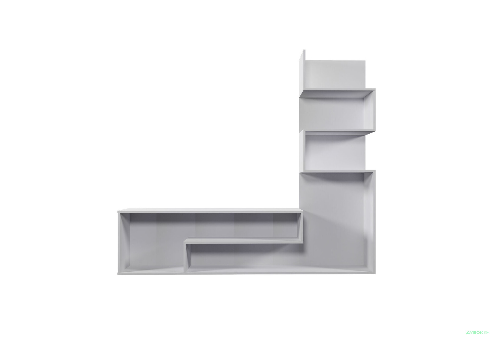 Зображення 2 - Вітальня Viant ВТ-7 зі стелажем 200 см, біла