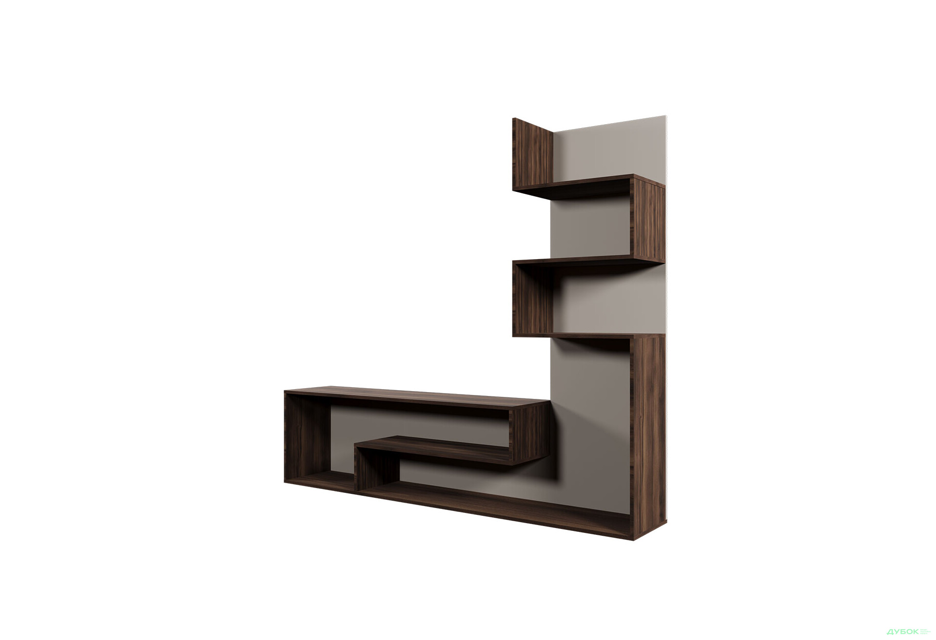 Изображение 2 - Гостиная Viant ВТ-7 со стелажом 200 см, кашемир / ристретто