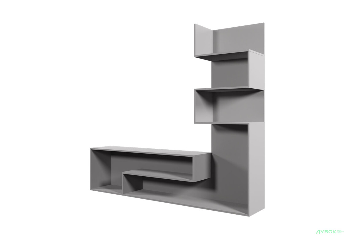 Изображение 2 - Гостиная Viant ВТ-7 со стелажом 200 см, серая