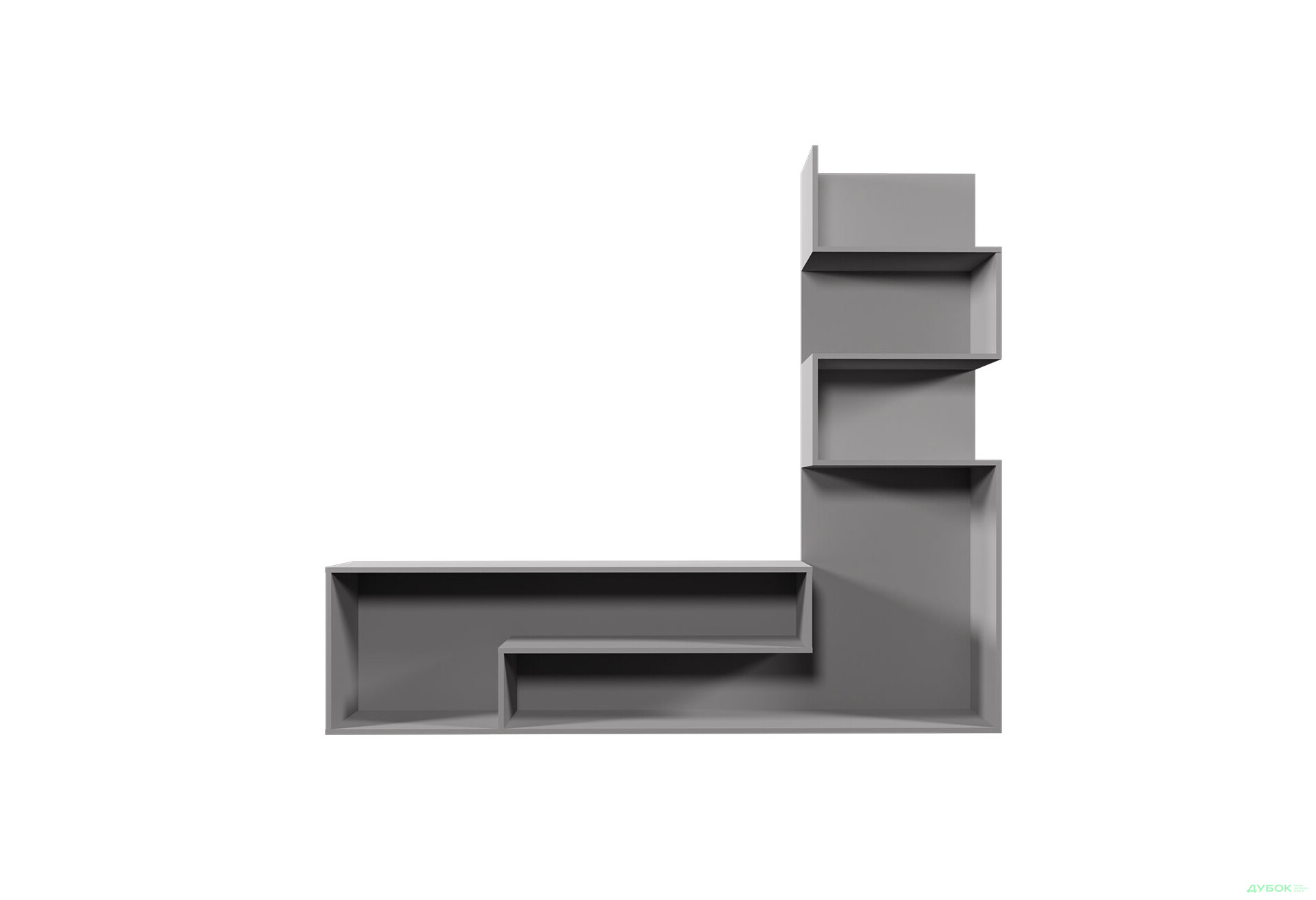 Изображение 3 - Гостиная Viant ВТ-7 со стелажом 200 см, серая