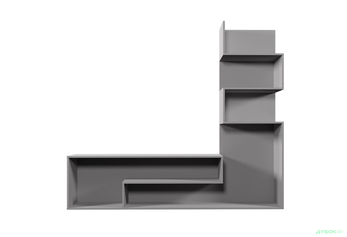 Изображение 3 - Гостиная Viant ВТ-7 со стелажом 200 см, серая