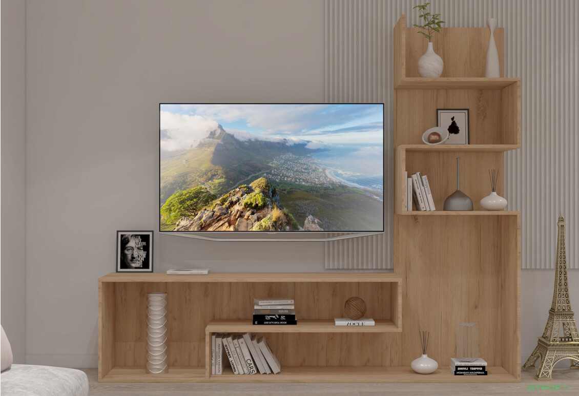 Гостиная Viant ВТ-7 со стелажом 200 см, дуб тахо