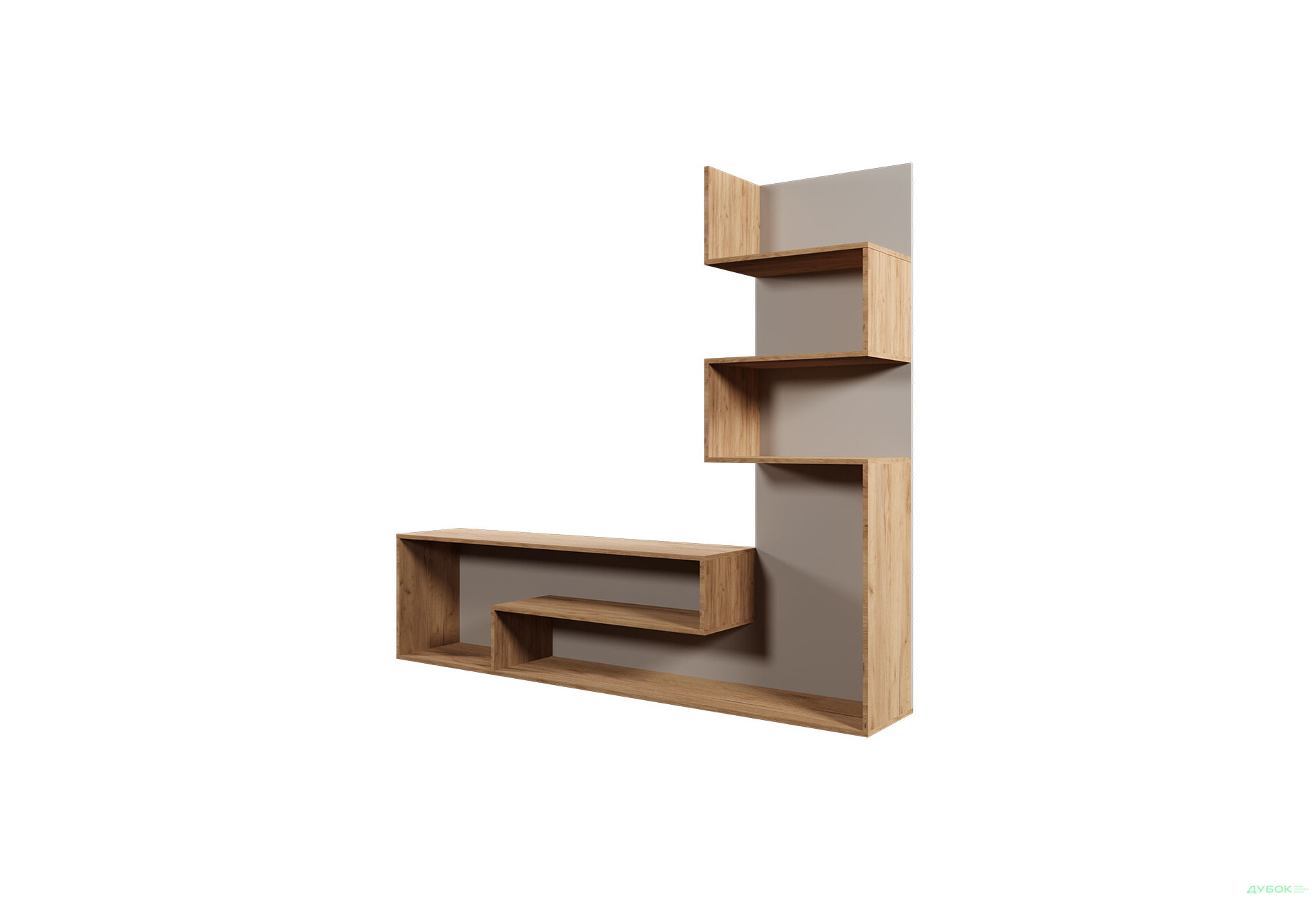 Изображение 3 - Гостиная Viant ВТ-7 со стелажом 200 см, дуб тахо / кашемир