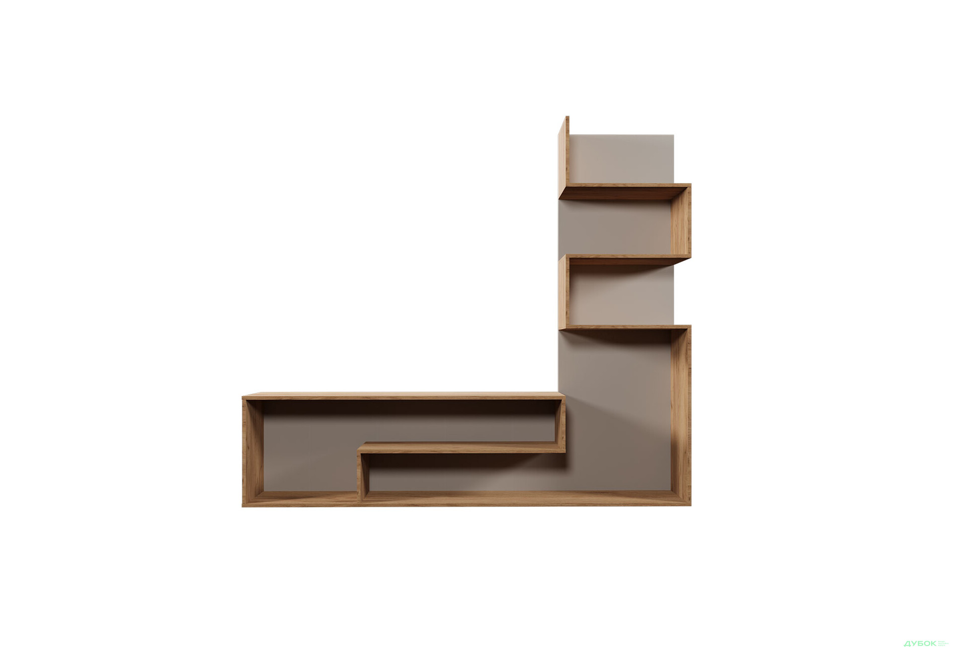 Изображение 2 - Гостиная Viant ВТ-7 со стелажом 200 см, дуб тахо / кашемир