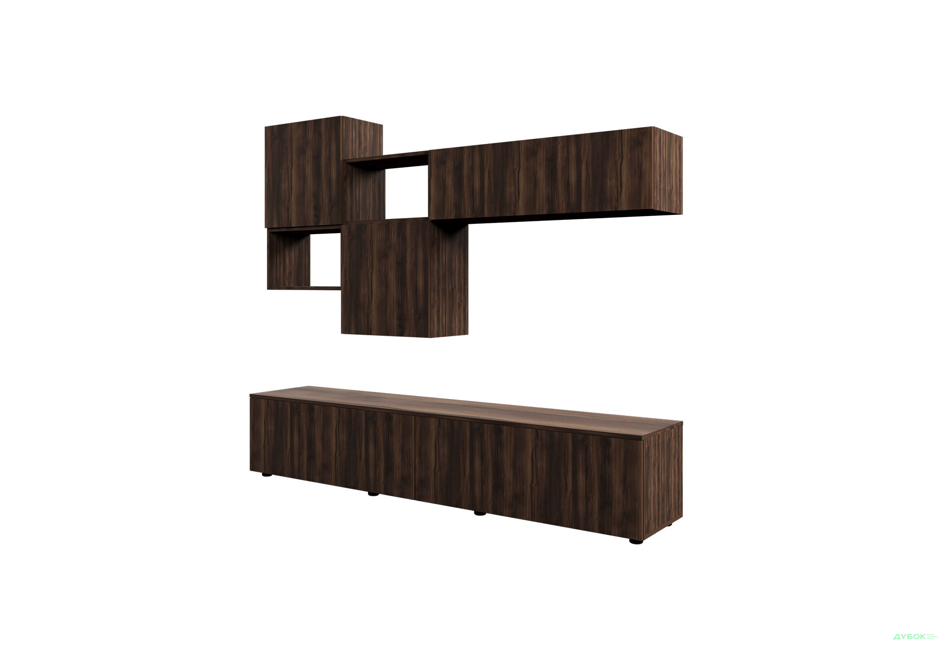 Изображение 2 - Гостиная Viant ВТ-8 с навесными полками 180 см, ристретто