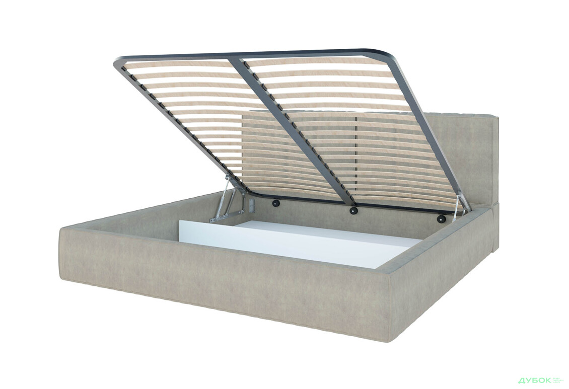 Зображення 4 - Ліжко-подіум Світ Меблів Ванесса 4, 140х200 см підйомне, велюр Багіра 32