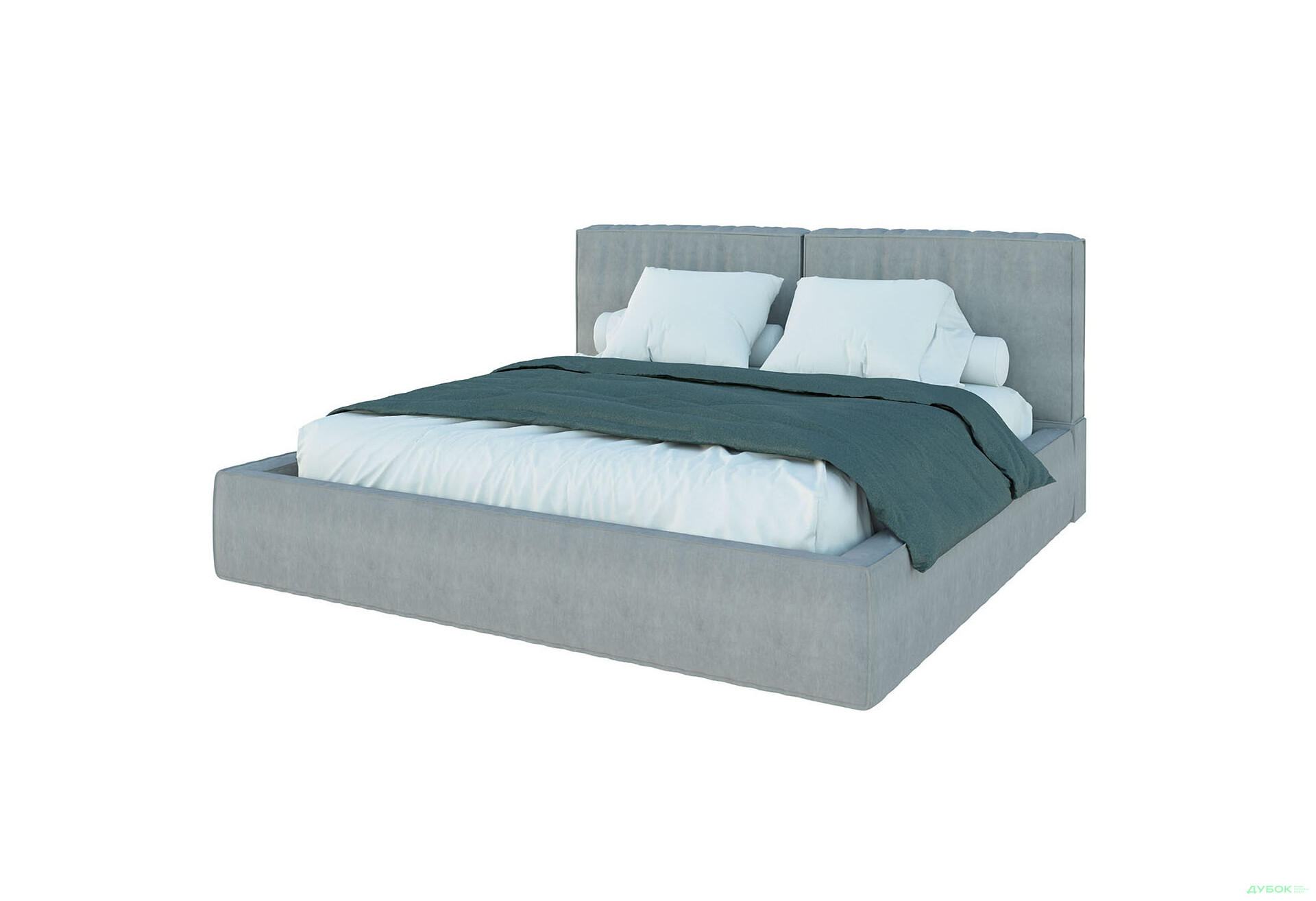 Зображення 1 - Ліжко-подіум Світ Меблів Ванесса 4, 140х200 см підйомне, велюр Багіра 35