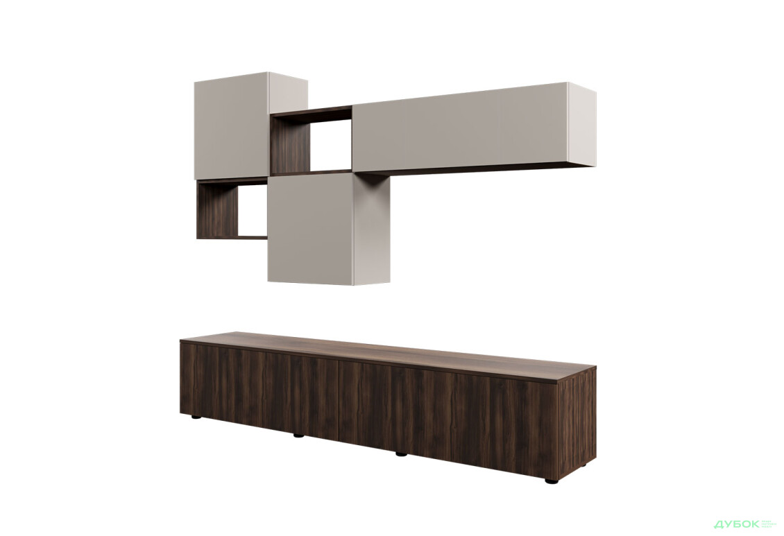 Изображение 3 - Гостиная Viant ВТ-8 с навесными полками 200 см, кашемир / ристретто