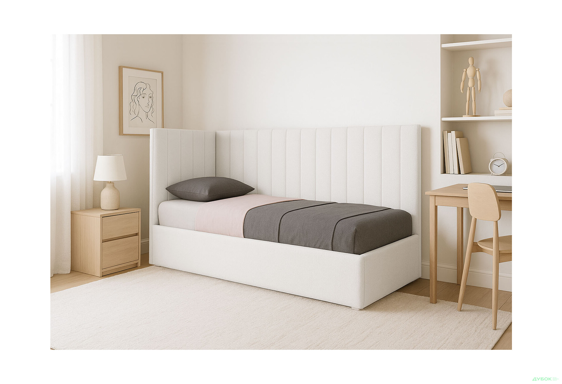 Изображение 5 - Кровать Svit Mebliv Саманта 4, 90х200 см со вкладом