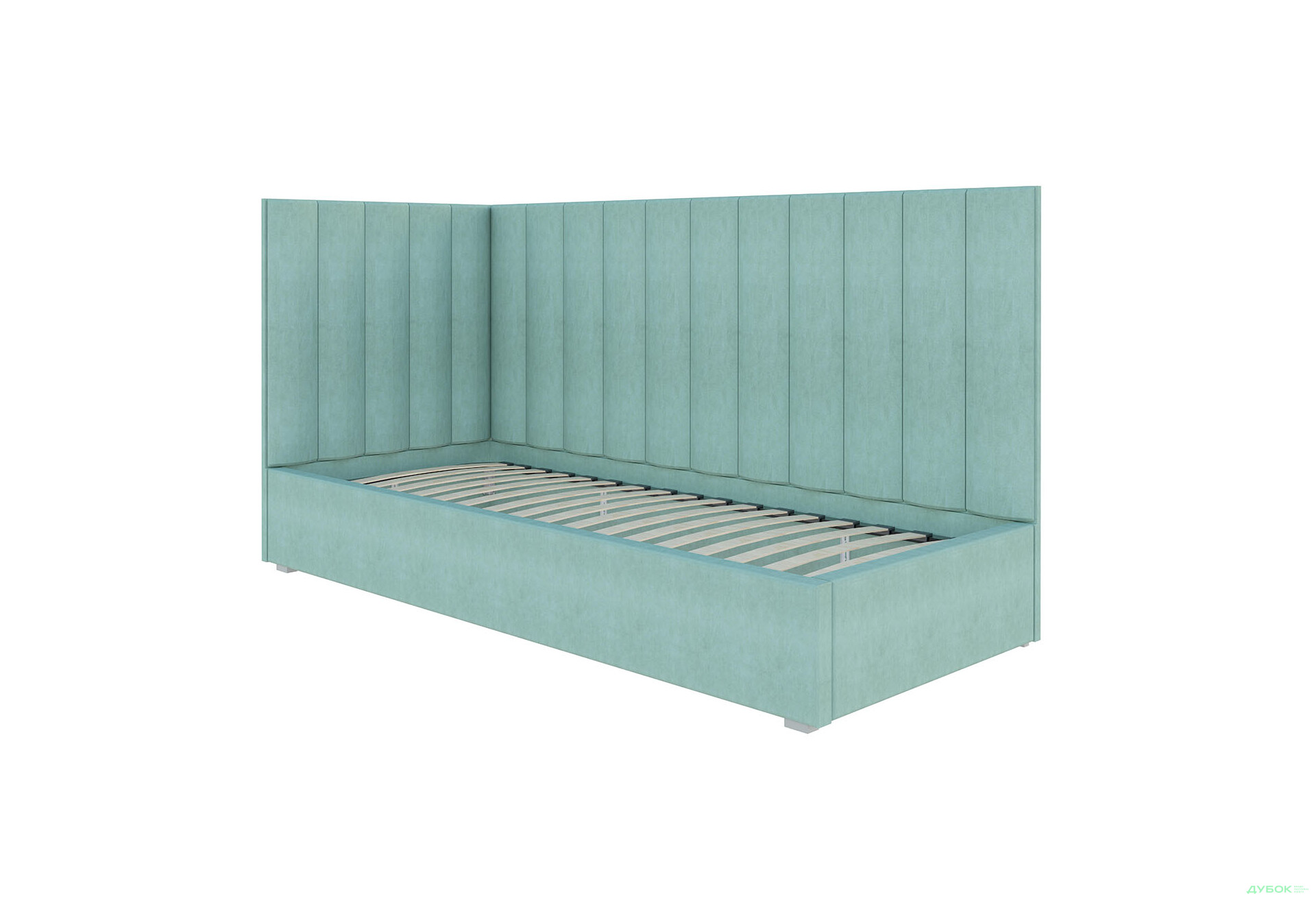 Зображення 3 - Ліжко Світ Меблів Саманта 4, 90х200 см із вкладом, велюр Багіра 15