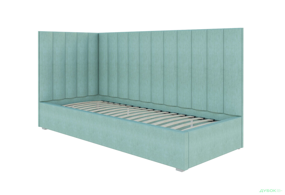 Зображення 3 - Ліжко Світ Меблів Саманта 4, 90х200 см із вкладом, велюр Багіра 15