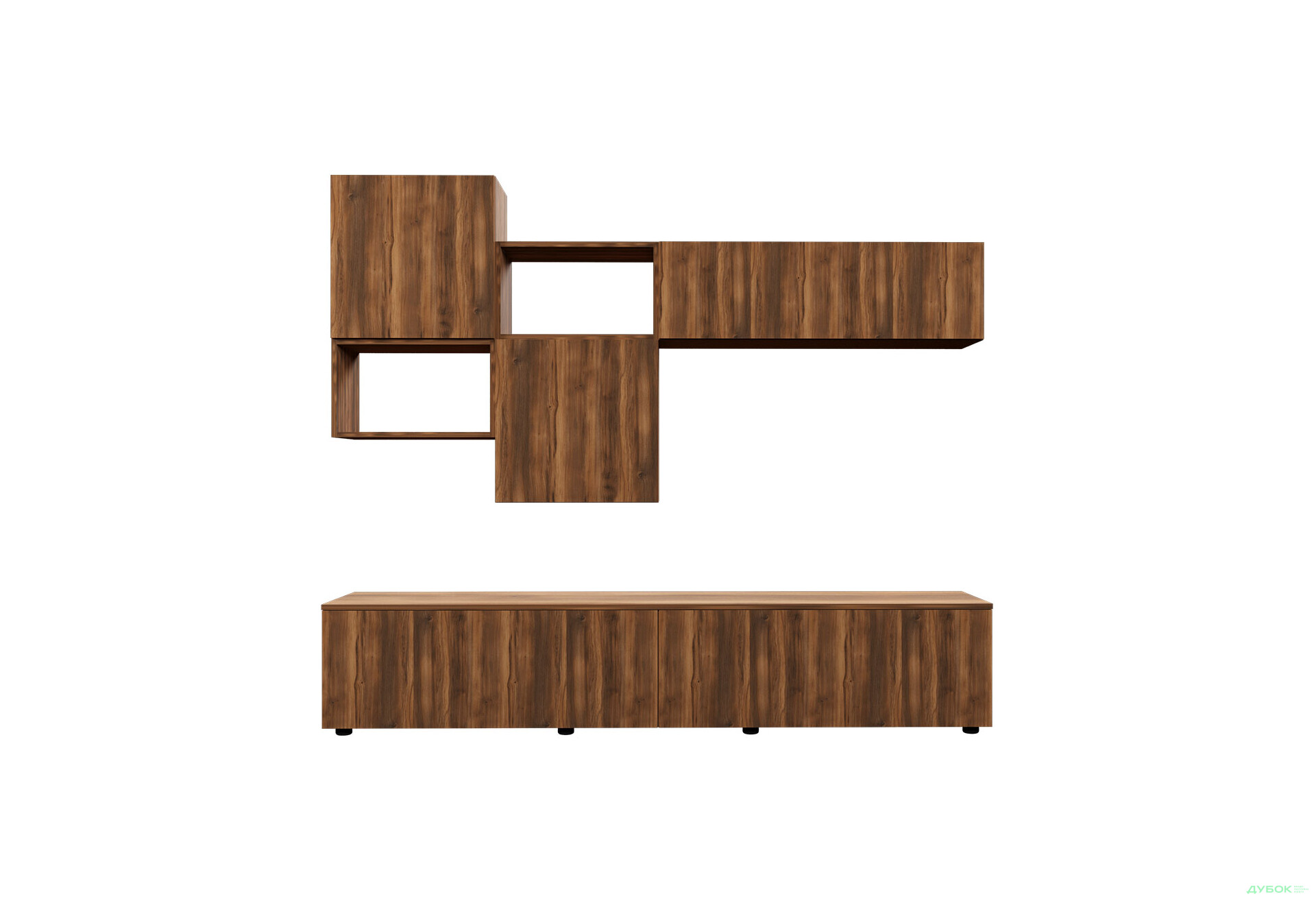 Изображение 3 - Гостиная Viant ВТ-9 с навесными полками 200 см, янтарь