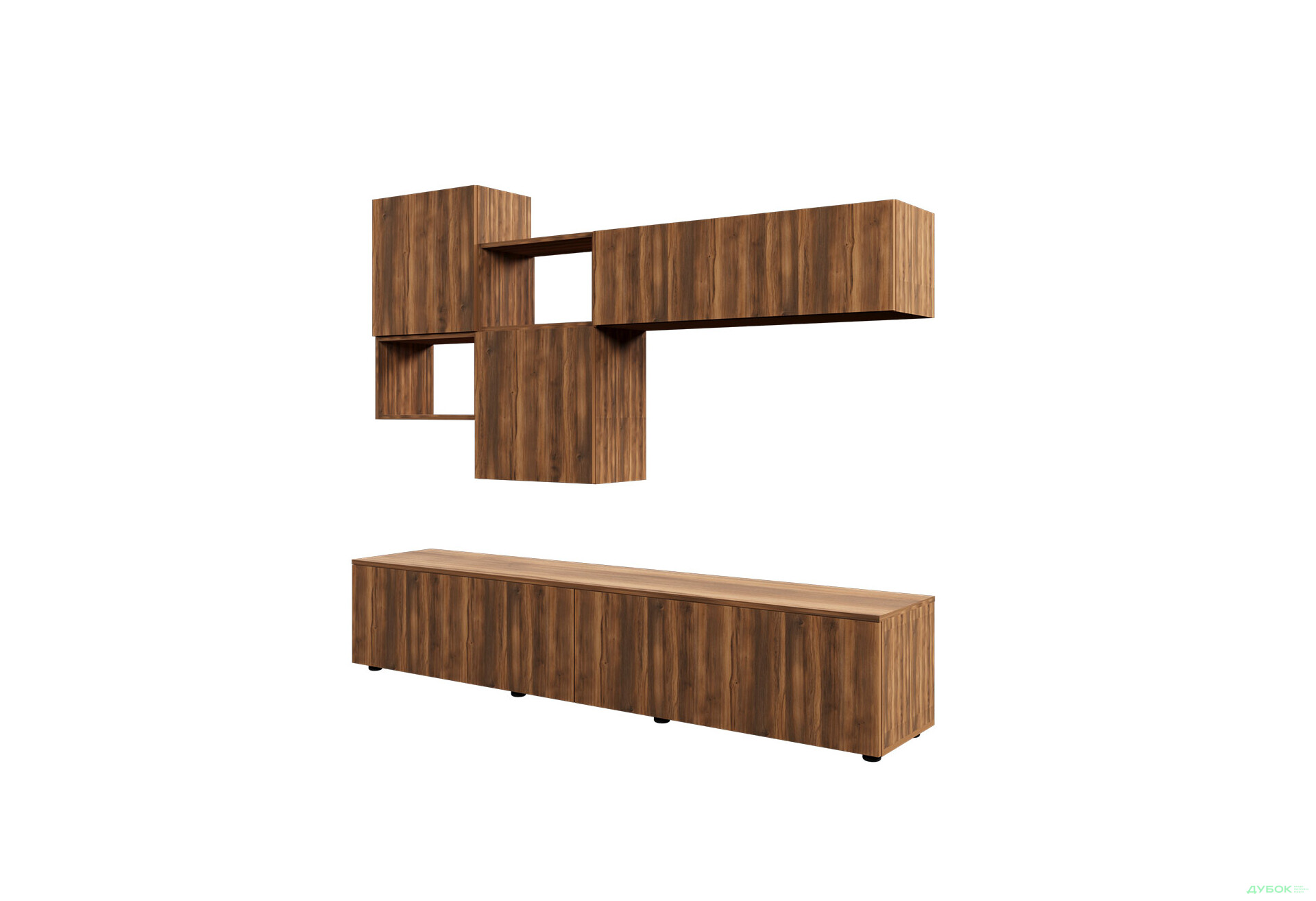 Изображение 2 - Гостиная Viant ВТ-9 с навесными полками 200 см, янтарь