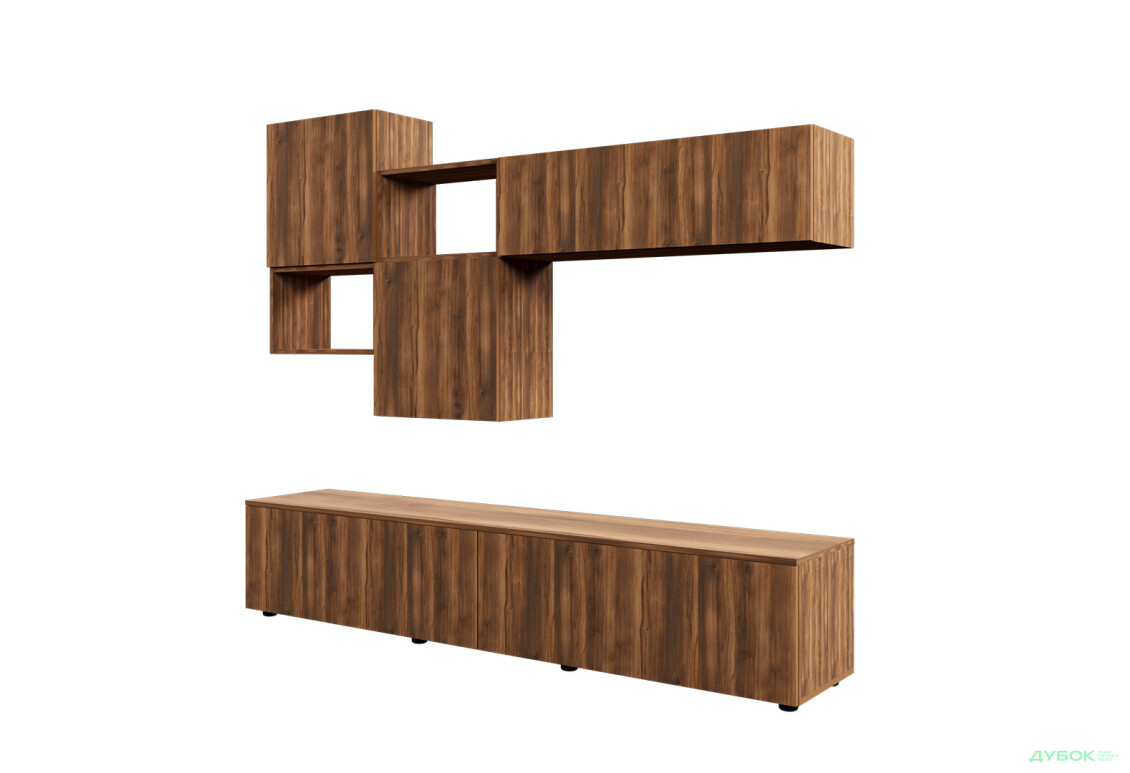 Изображение 2 - Гостиная Viant ВТ-9 с навесными полками 200 см, янтарь