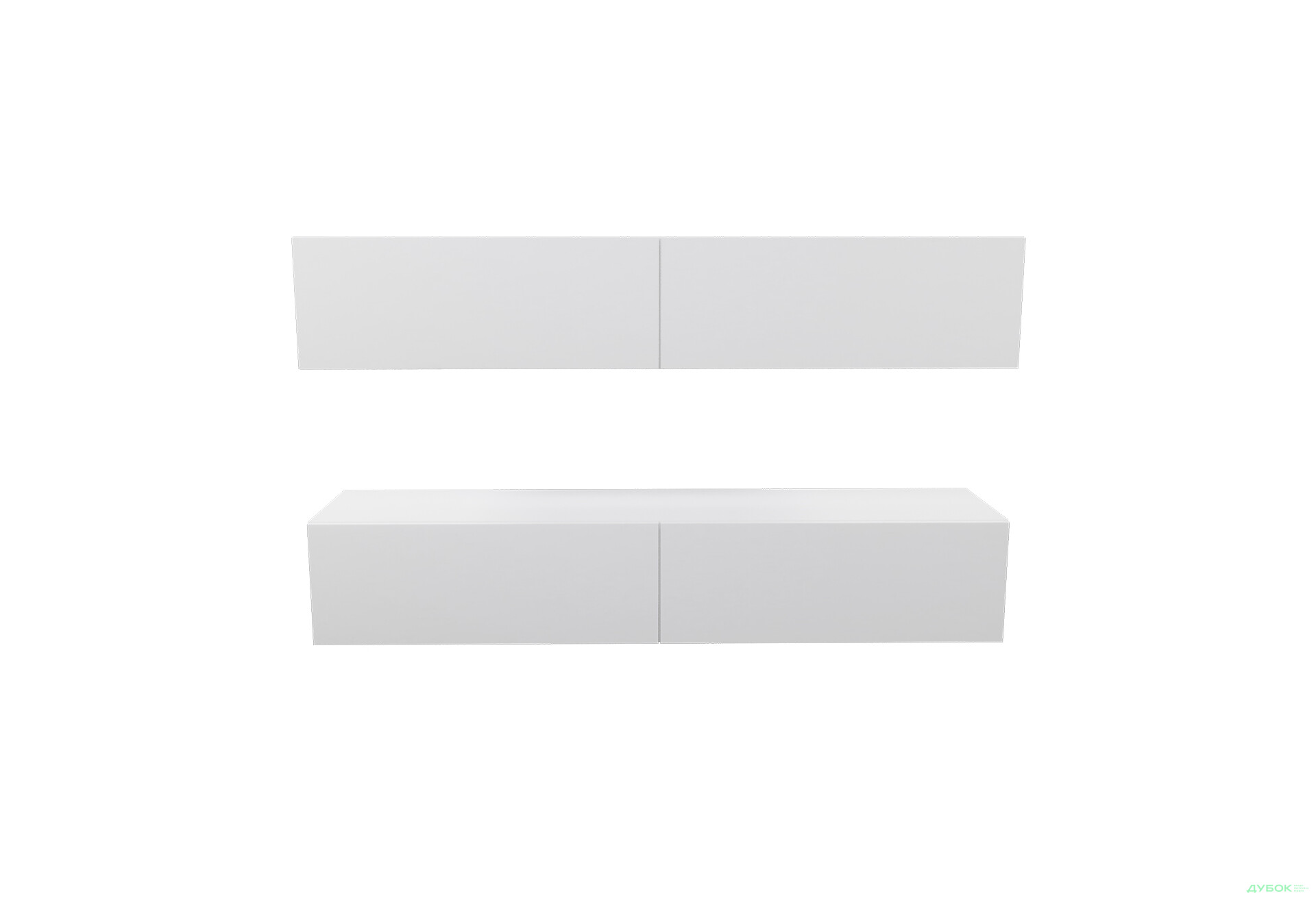 Изображение 2 - Гостиная Viant ВТ-10 с подвесными полками 120 см, белая