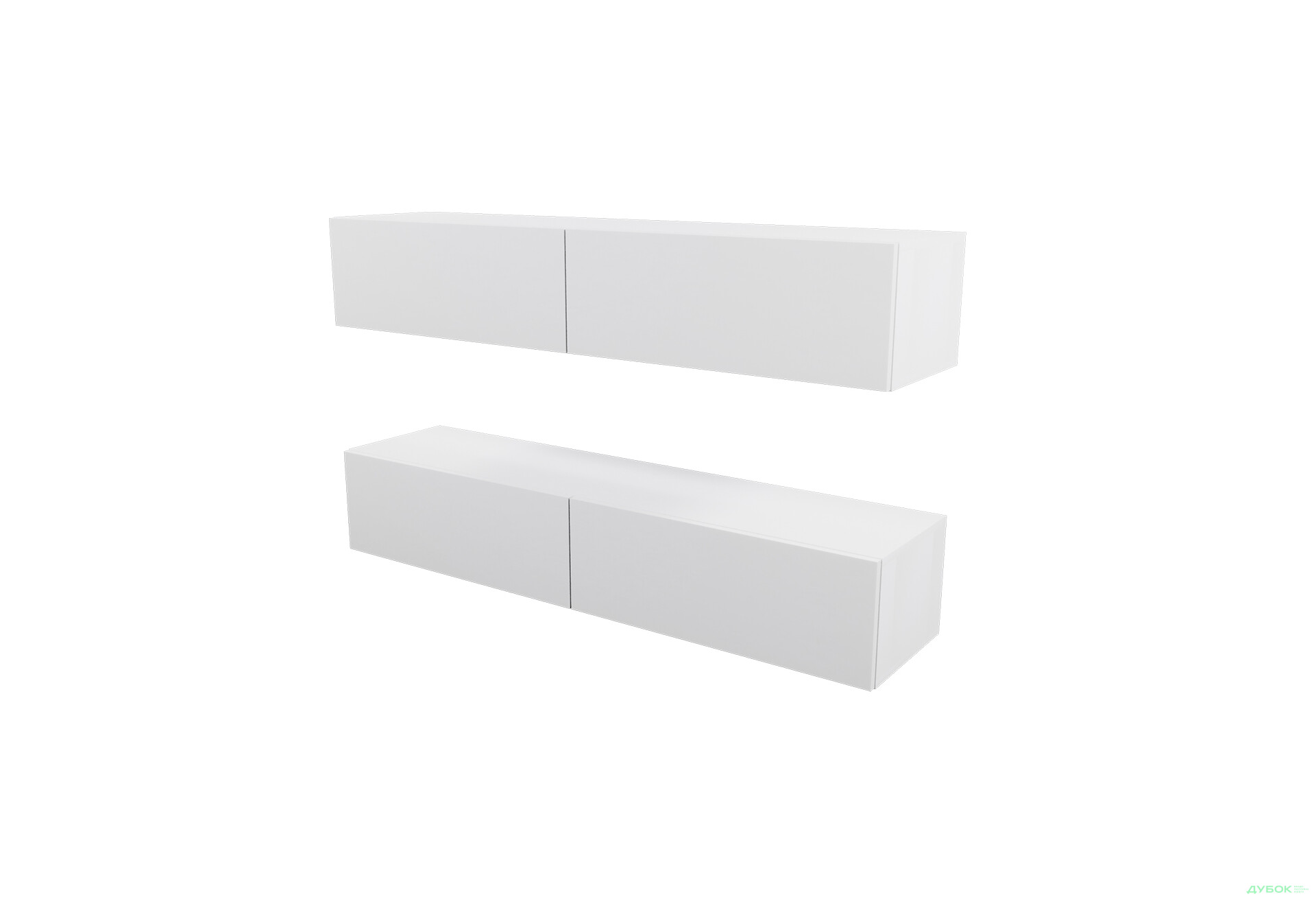 Изображение 3 - Гостиная Viant ВТ-10 с подвесными полками 120 см, белая