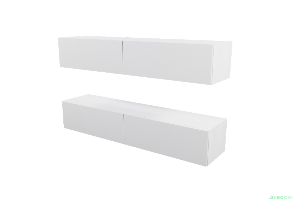 Изображение 3 - Гостиная Viant ВТ-10 с подвесными полками 120 см, белая