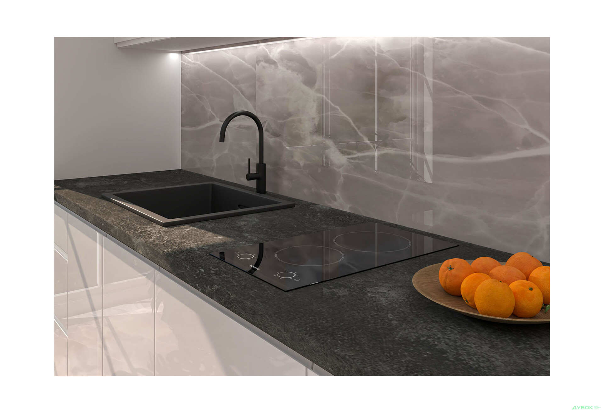 Изображение 5 - Кухня Миллениум / Millenium Premium 3.4 МироМарк Белый глянец, корп. белый