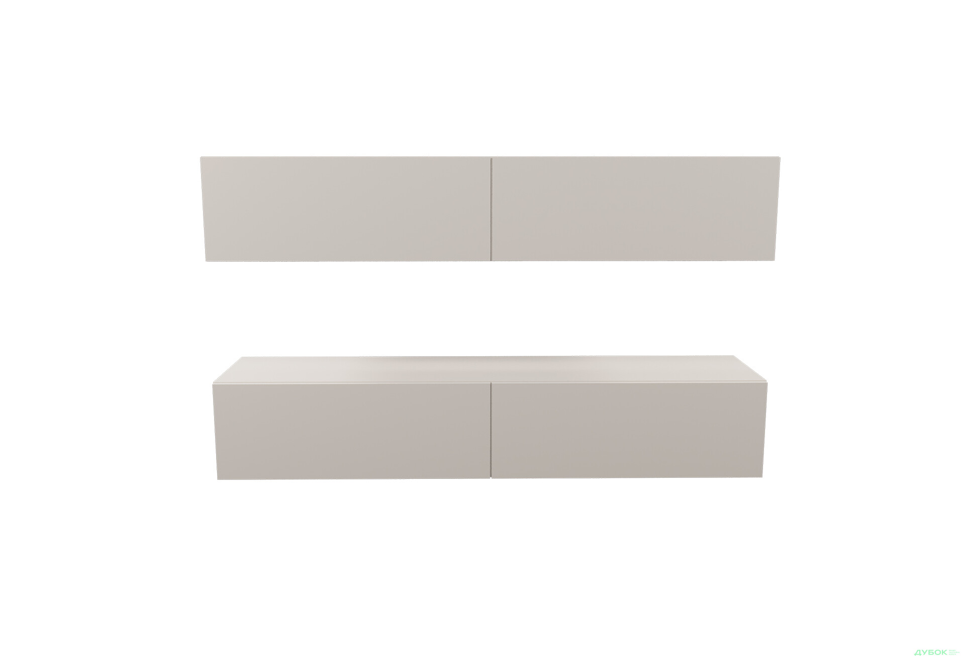 Зображення 2 - Вітальня Viant ВТ-10 з навісними полицями 120 см, кашемір