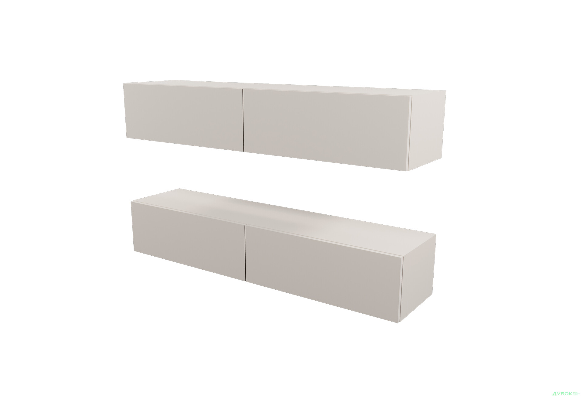 Зображення 3 - Вітальня Viant ВТ-10 з навісними полицями 120 см, кашемір