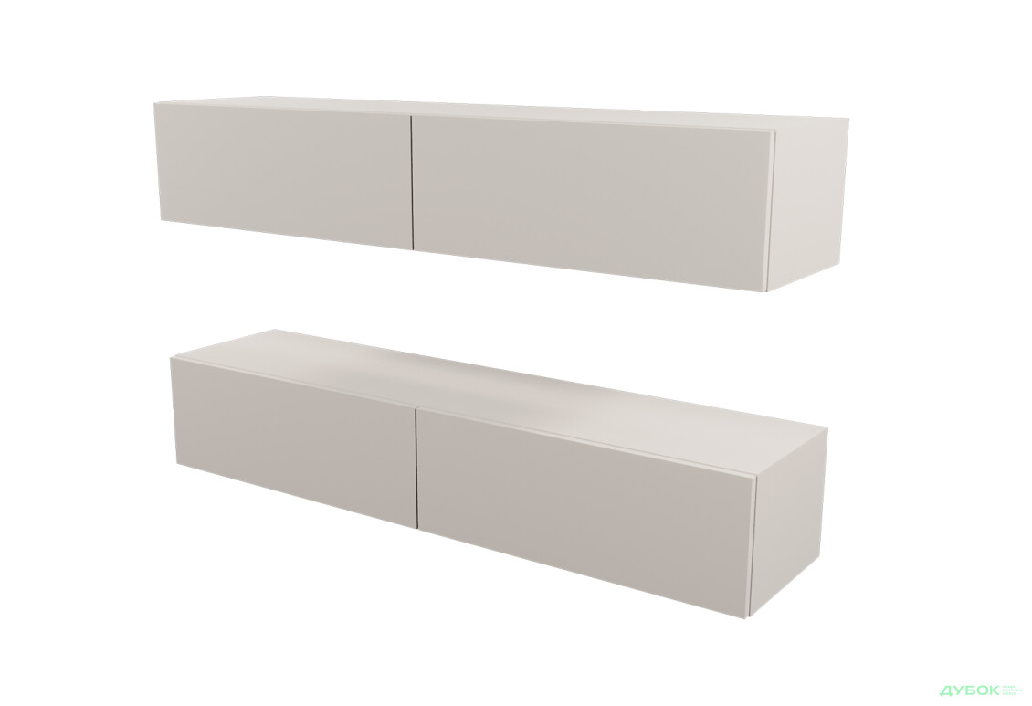 Зображення 3 - Вітальня Viant ВТ-10 з навісними полицями 120 см, кашемір