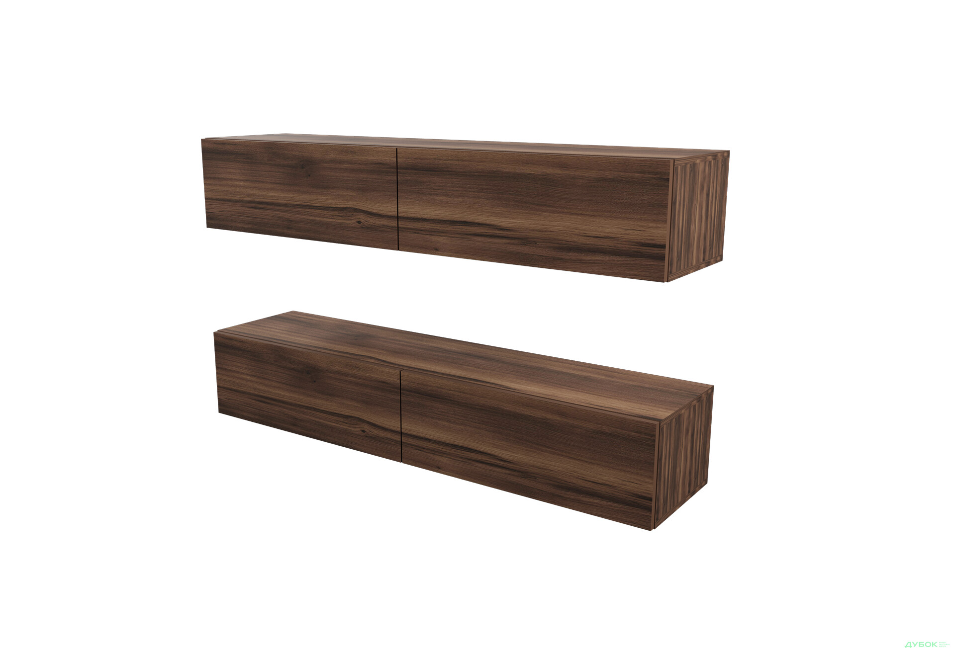 Зображення 3 - Вітальня Viant ВТ-10 з навісними полицями 120 см, рістретто