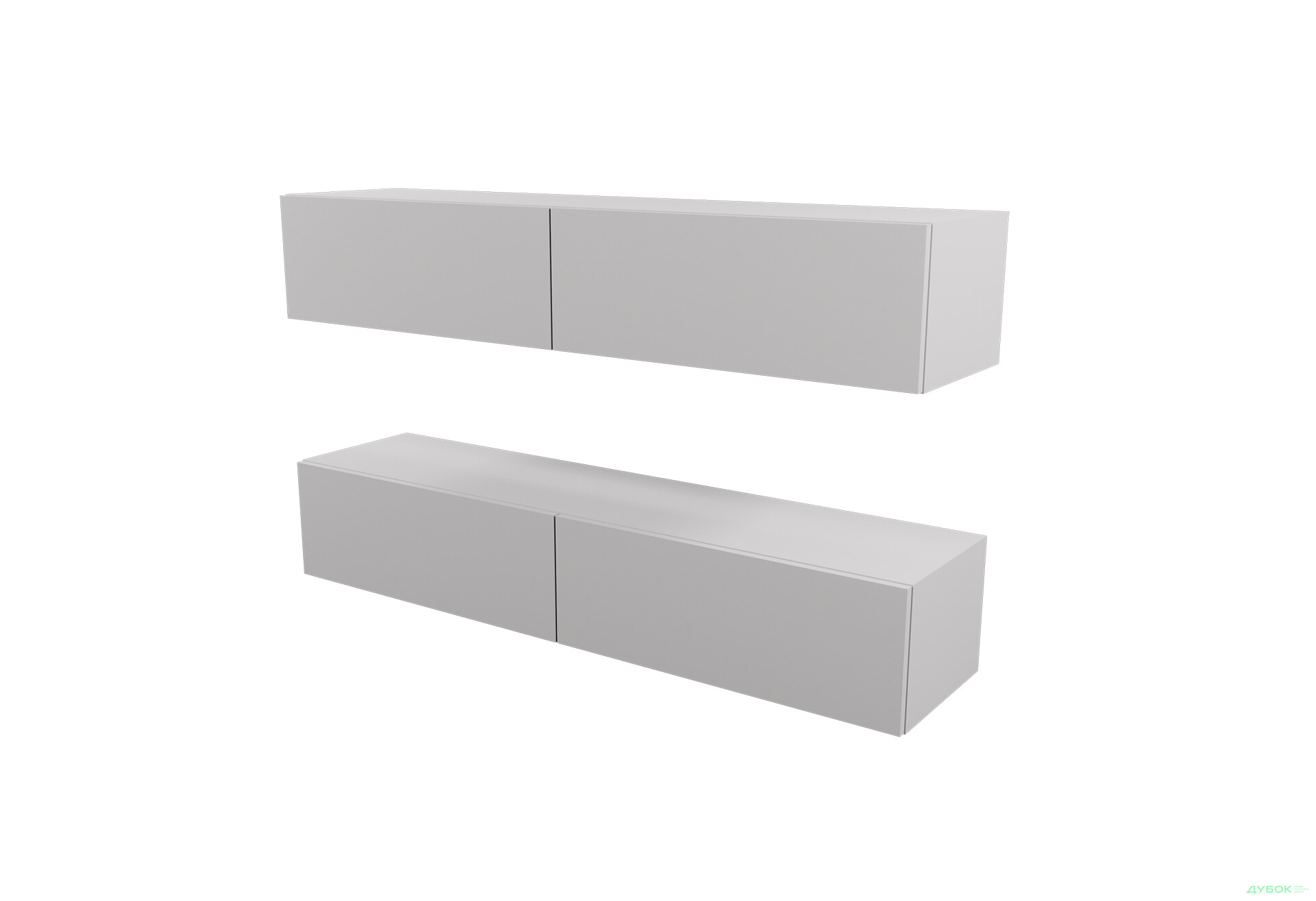 Изображение 3 - Гостиная Viant ВТ-10 с подвесными полками 120 см, серая