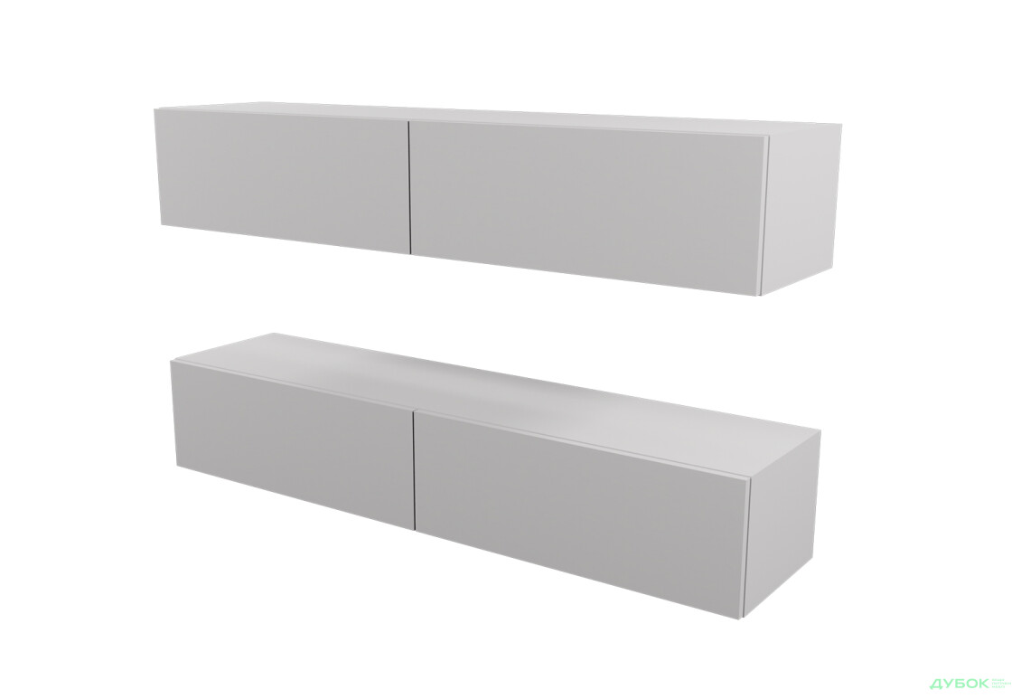 Изображение 3 - Гостиная Viant ВТ-10 с подвесными полками 120 см, серая