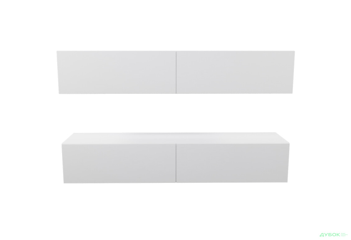 Изображение 2 - Гостиная Viant ВТ-10 с подвесными полками 140 см, белая