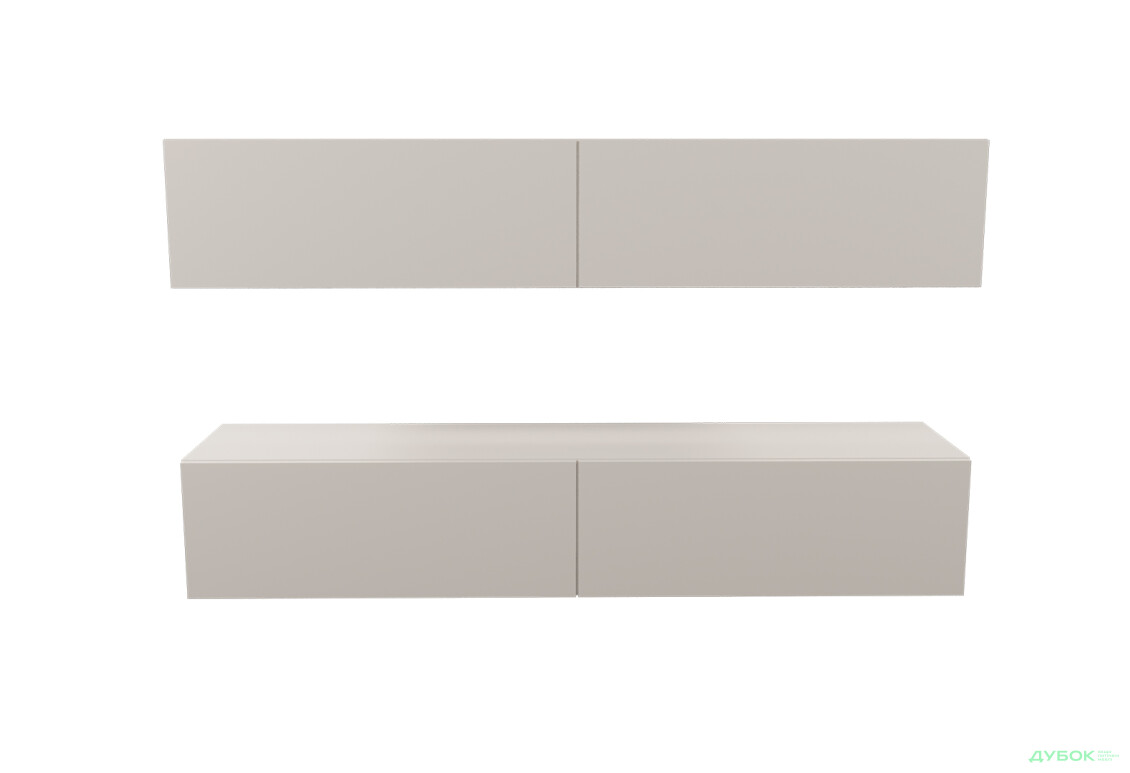 Зображення 2 - Вітальня Viant ВТ-10 з навісними полицями 140 см, кашемір