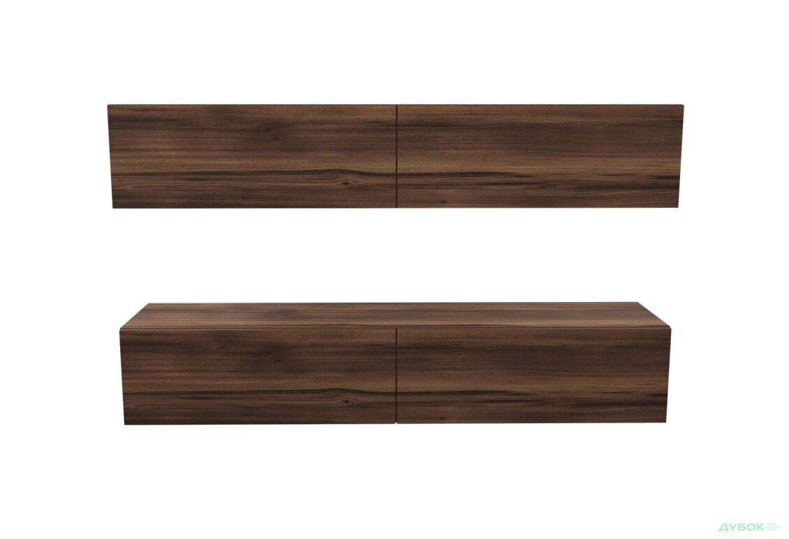 Зображення 2 - Вітальня Viant ВТ-10 з навісними полицями 140 см, рістретто