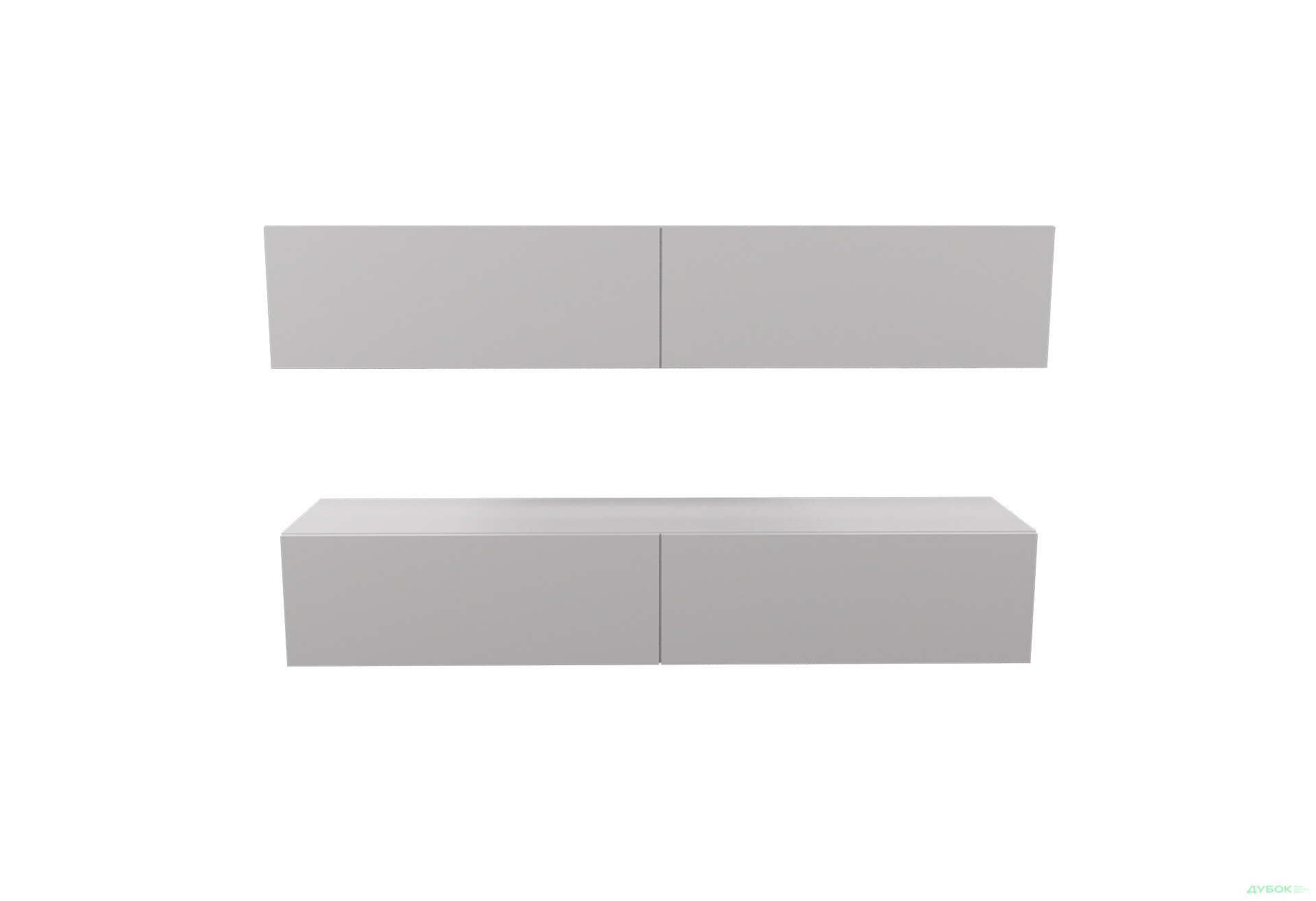 Изображение 2 - Гостиная Viant ВТ-10 с подвесными полками 140 см, серая