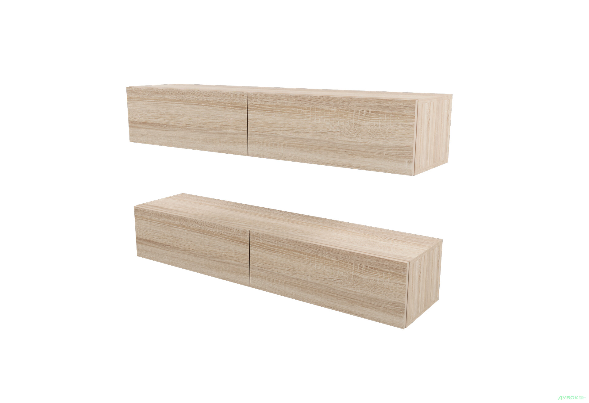 Изображение 3 - Гостиная Viant ВТ-10 с подвесными полками 140 см, дуб сонома