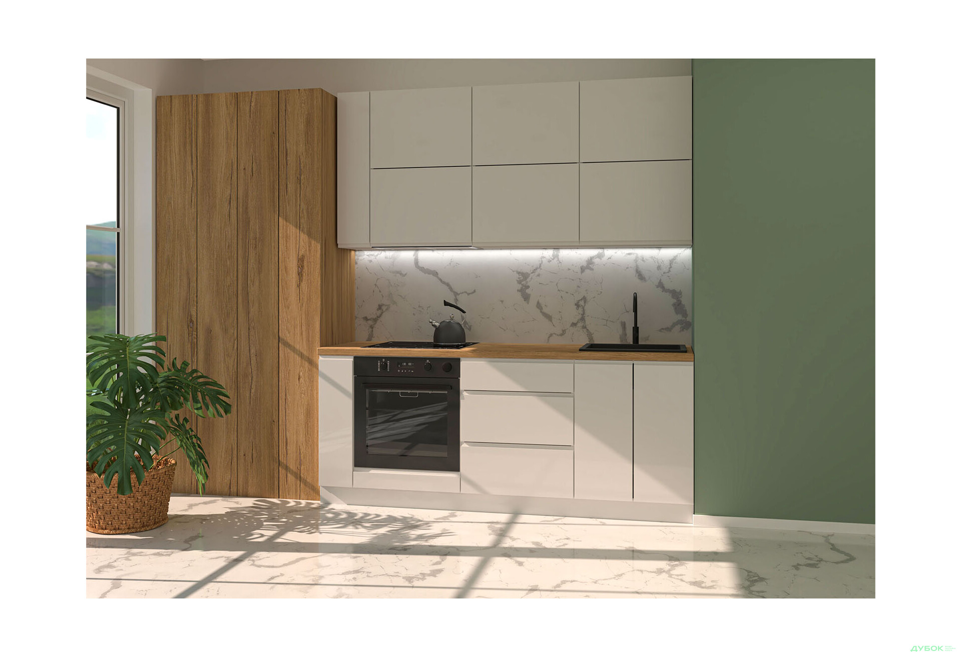 Изображение 1 - Кухня Миллениум / Millenium Premium 2.0 МироМарк Белый глянец, корп. белый