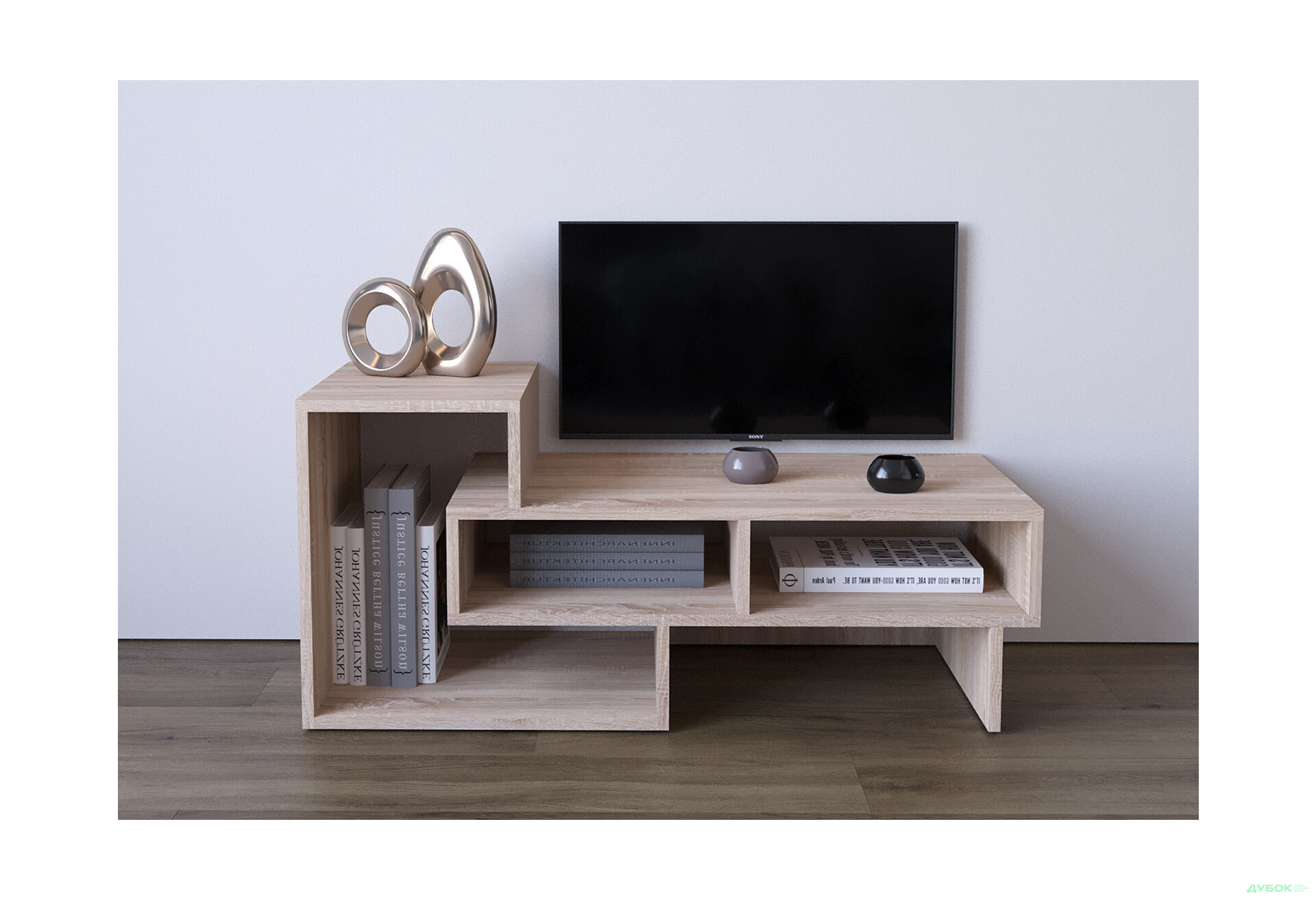 Зображення 4 - Вітальня Viant ВТ-11 100 см, дуб сонома