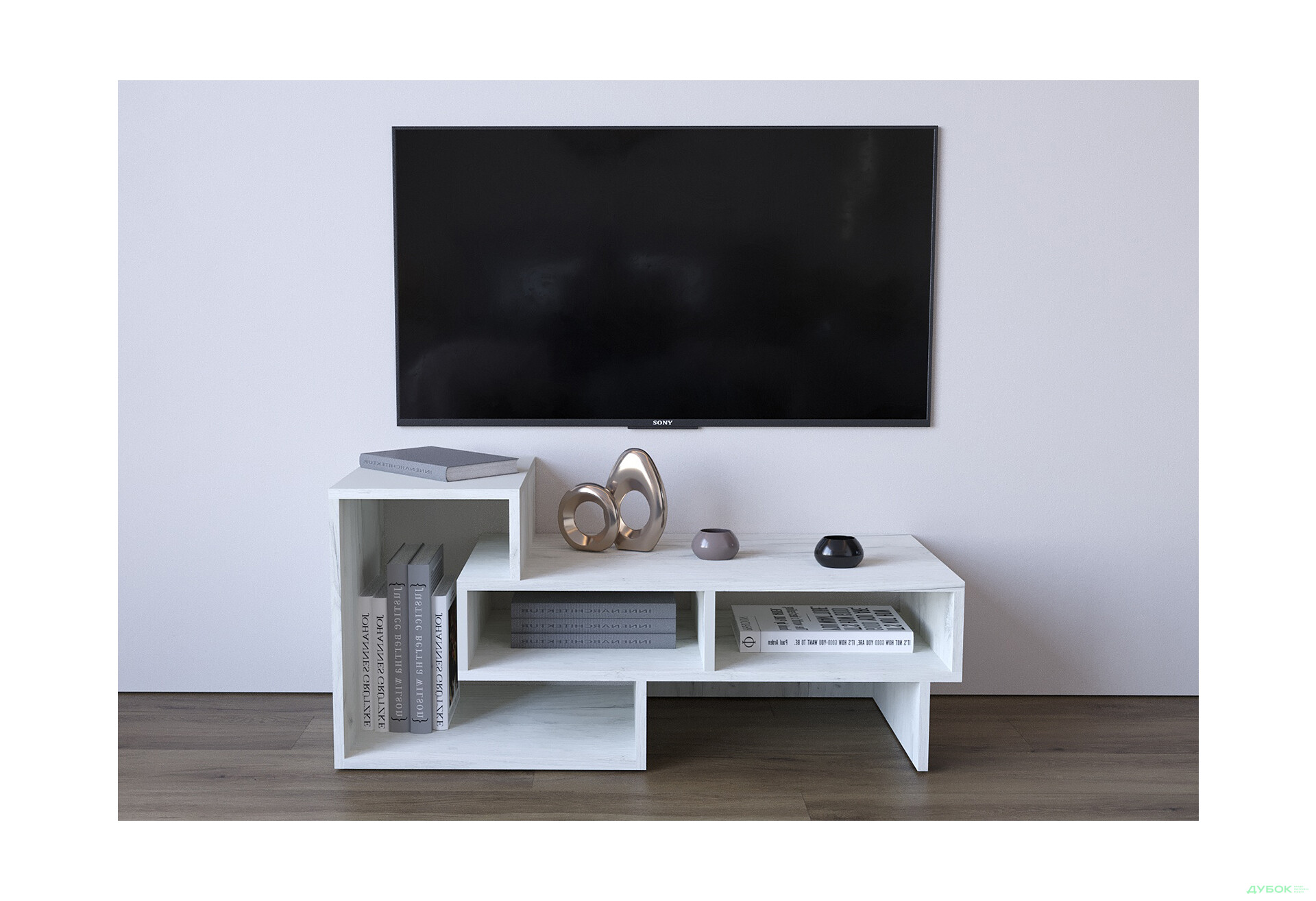 Зображення 1 - Вітальня Viant ВТ-11 120 см, дуб крафт білий