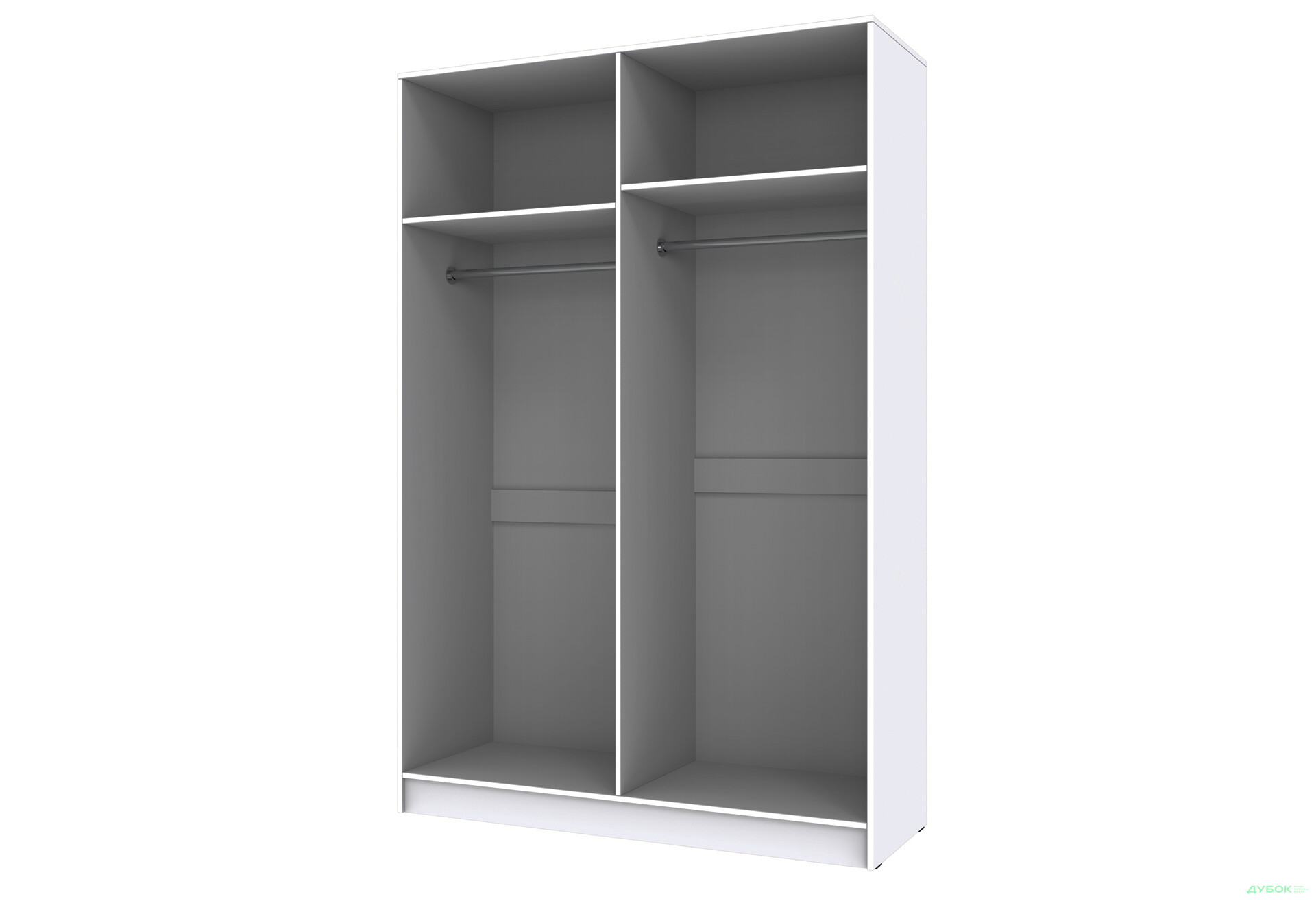 Зображення 1 - Корпус Київський стандарт ПГ-06 відкритий з 2 штангами 120 см