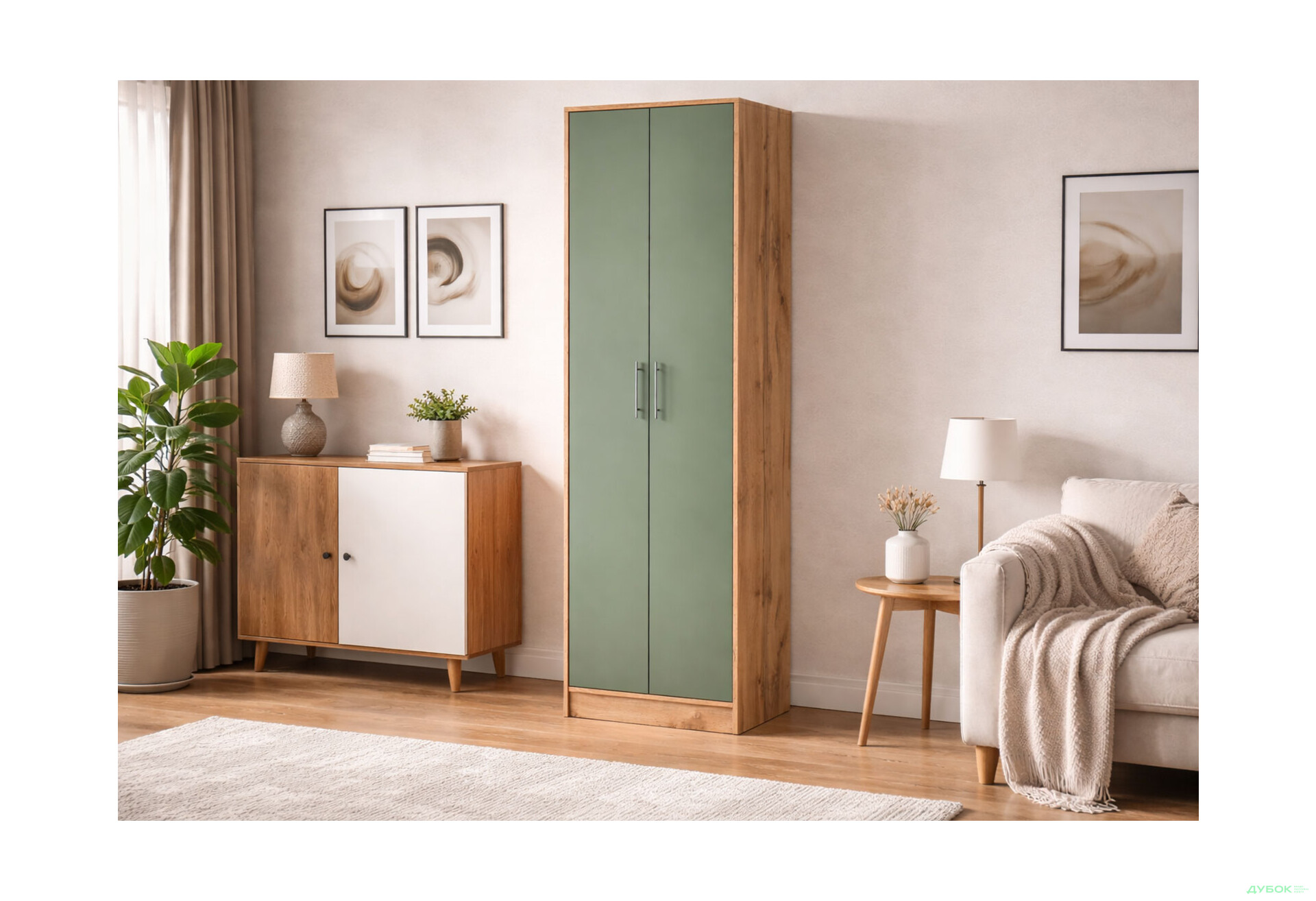 Изображение 2 - Шкаф Киевский стандарт МВ-1 2-дверная 60x45x220 см