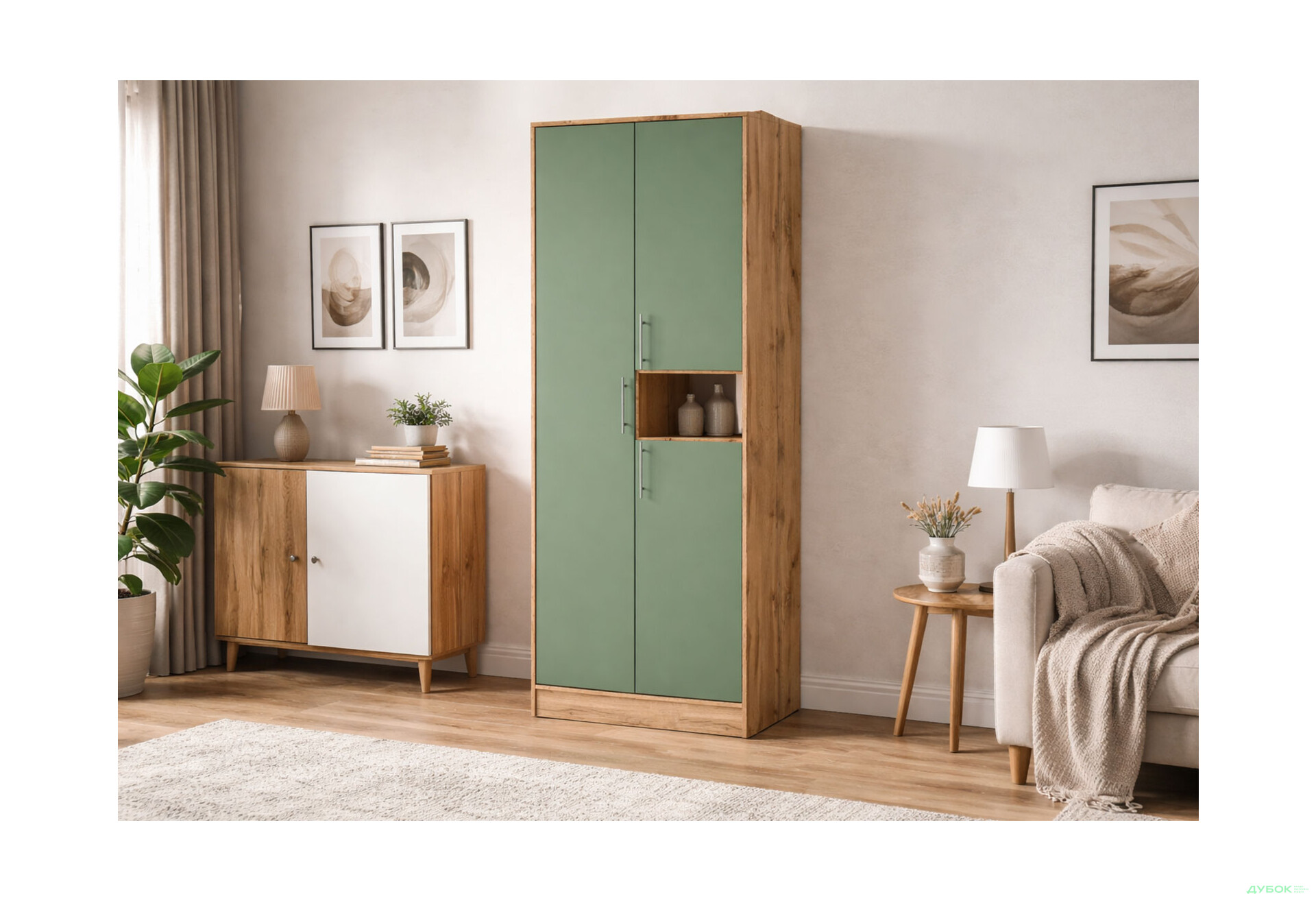 Изображение 2 - Шкаф Киевский стандарт МВ-3 3-дверная 80x45x220 см