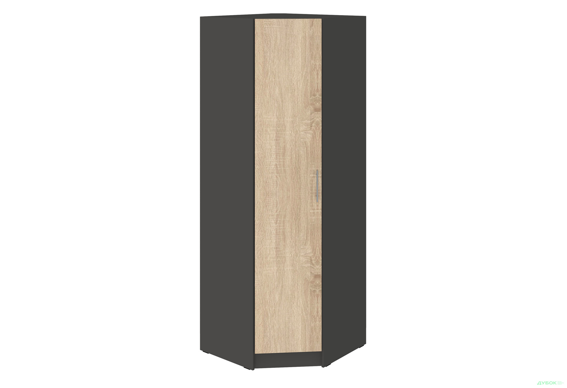 Зображення 3 - Шафа Київський стандарт МВ-4 кутова 1-дверна 75x45x220 см