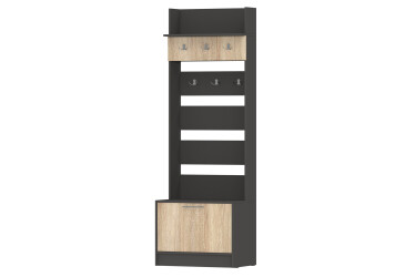 Вішак для одягу Київський стандарт МВ-11 із взуттєвою тумбою 70x45x220 см