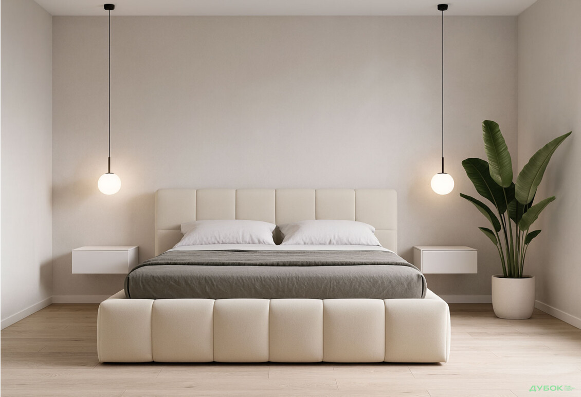 Изображение 2 - Кровать-подиум МироМарк Тони 180x200 подъёмная с каркасом, светлый беж