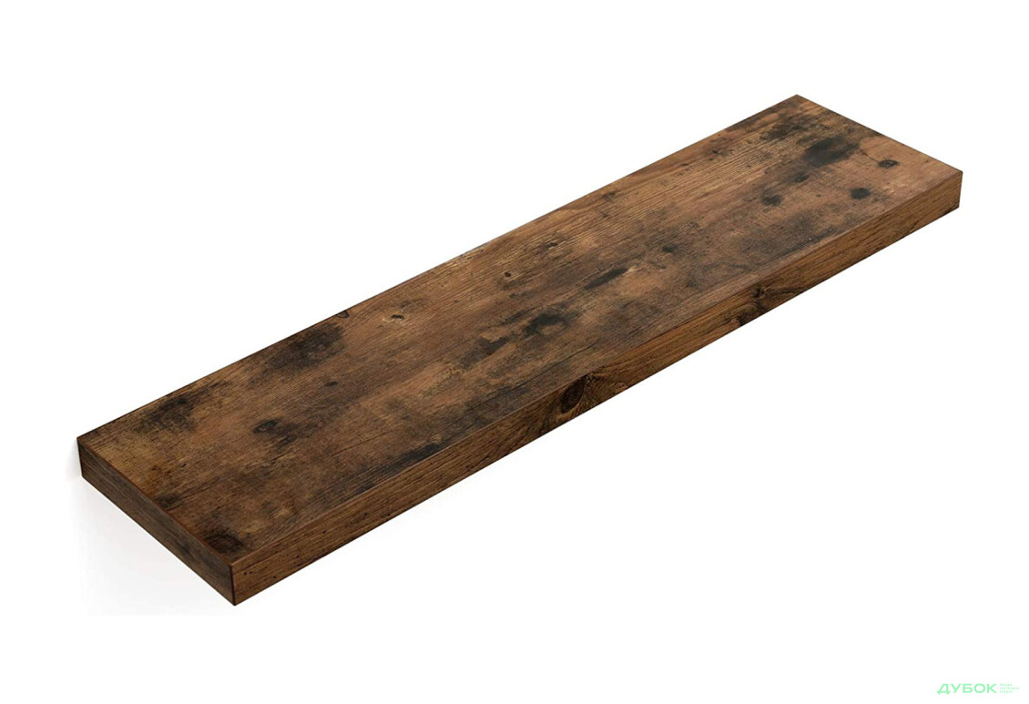 Полка 80 см LWS28BX дуб рустикальный коричневый Креденс Фениче