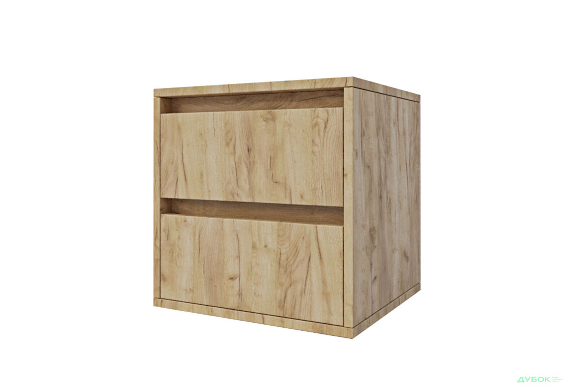 Приліжкова тумба Ідея з 2 шухлядами дуб крафт золотий Garant