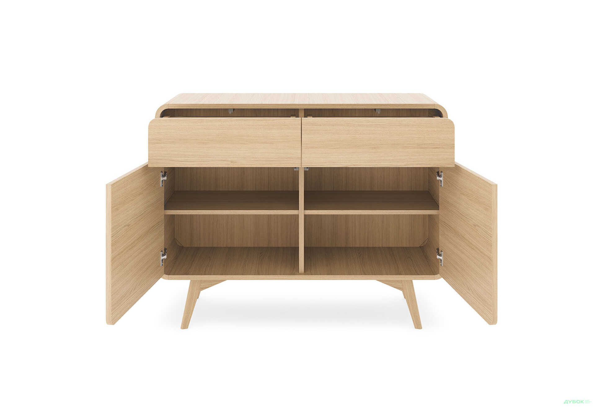 Изображение 5 - Комод Kredens furniture Helion / Гелион KSZ108 с 2 ящиками и дверками 108 см, дуб виченза