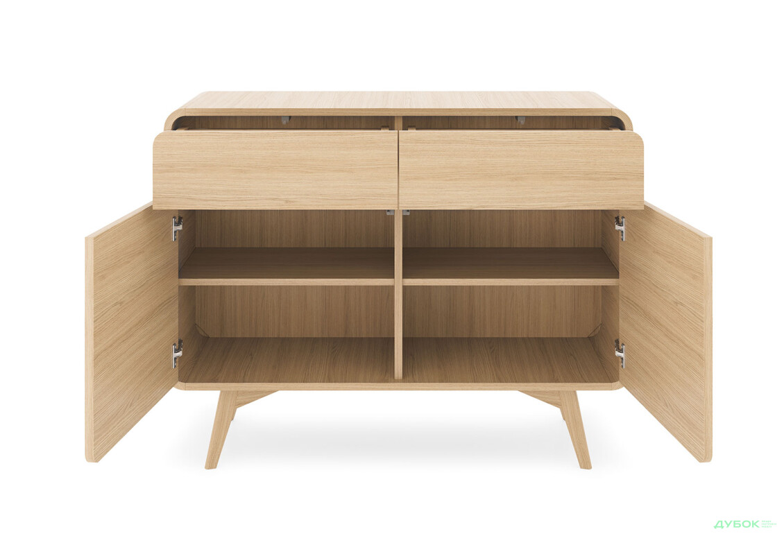 Изображение 5 - Комод Kredens furniture Helion / Гелион KSZ108 с 2 ящиками и дверками 108 см, дуб виченза